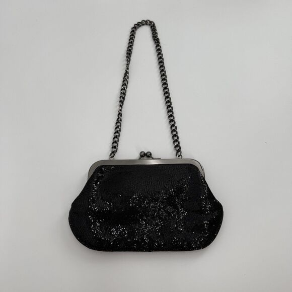 Express Glitter Evening Clutch Bag Formal Y2k - Picture 1 of 6